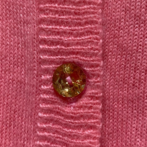 MELROSE CHIC Pink Button-Up Cardigan like new - Picture 3 of 5